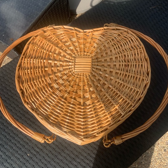 Other - heart shaped picnic basket for two